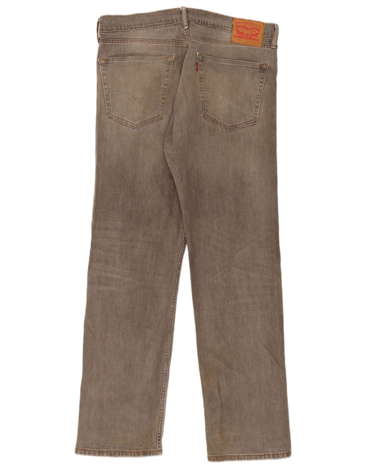Levi's muške 505 ravne traperice W36 L32 sivi pamuk