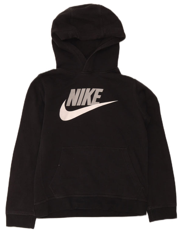 Nike Boys Graphic Standard Fit majica s kapuljačom 12-13 godina velika crna pamučna