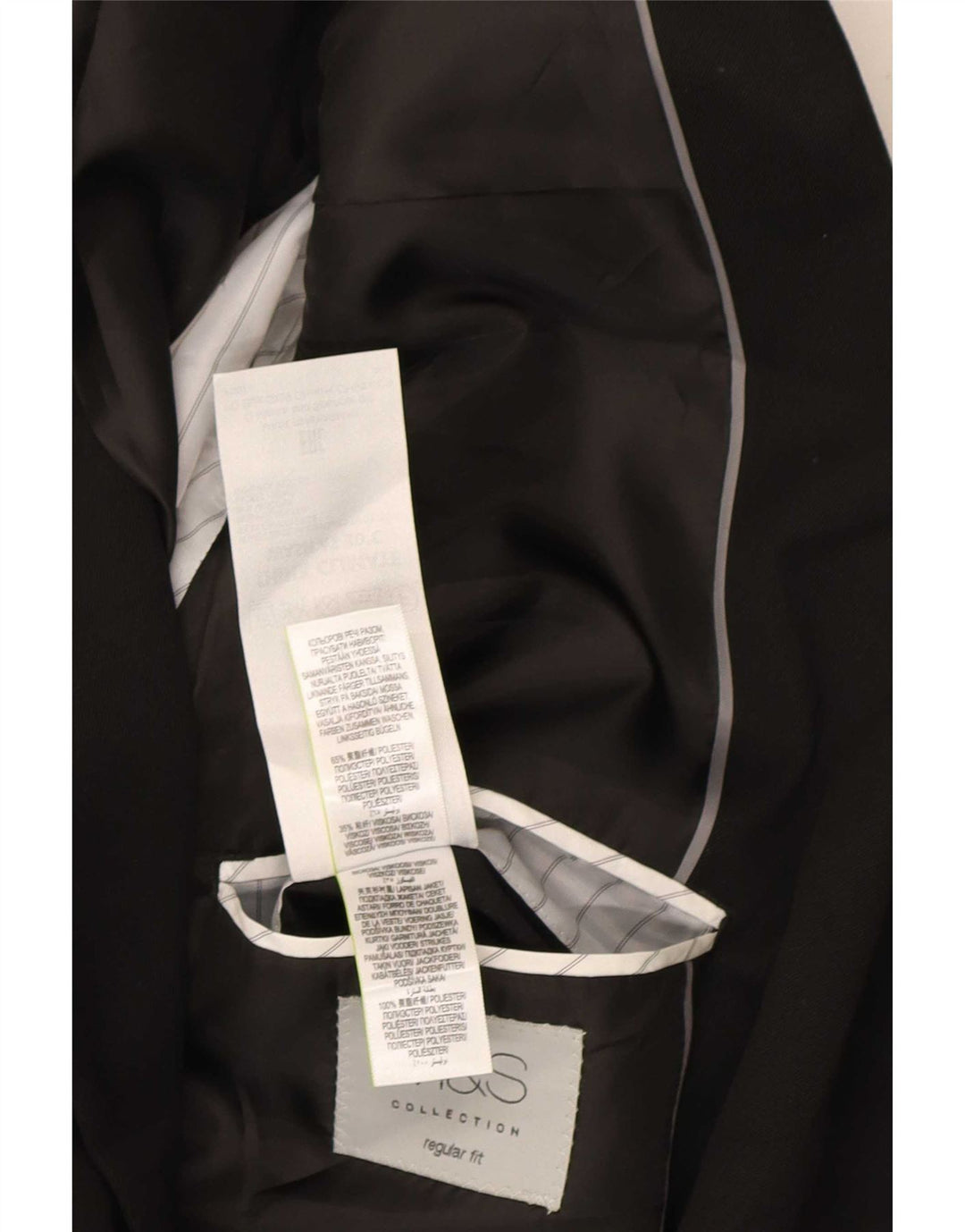 Marks & Spencer muška sako sa 2 gumba Regular Fit UK 38 srednje crna