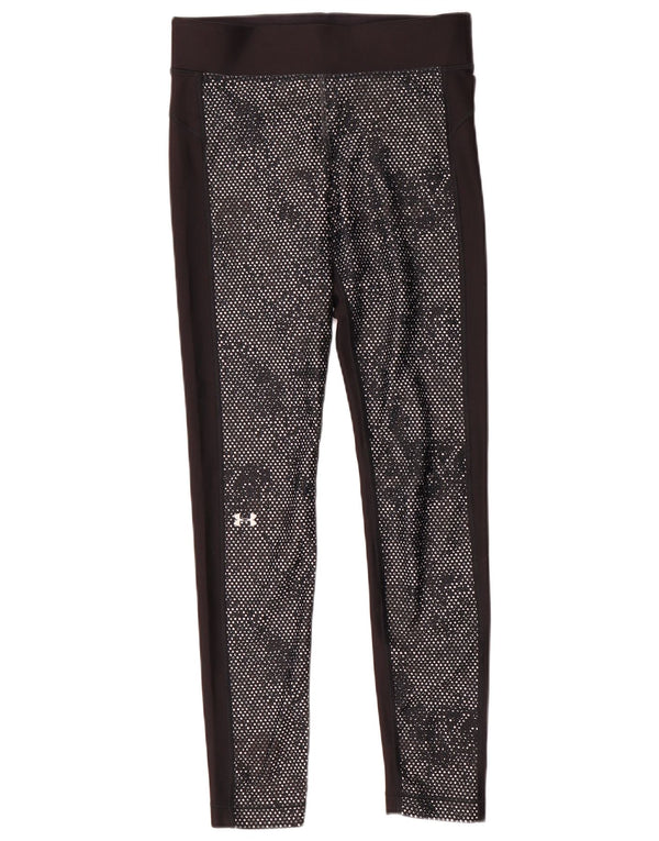 Ženske tajice Under Armour Heat Gear UK 14 Srednji crni poliester