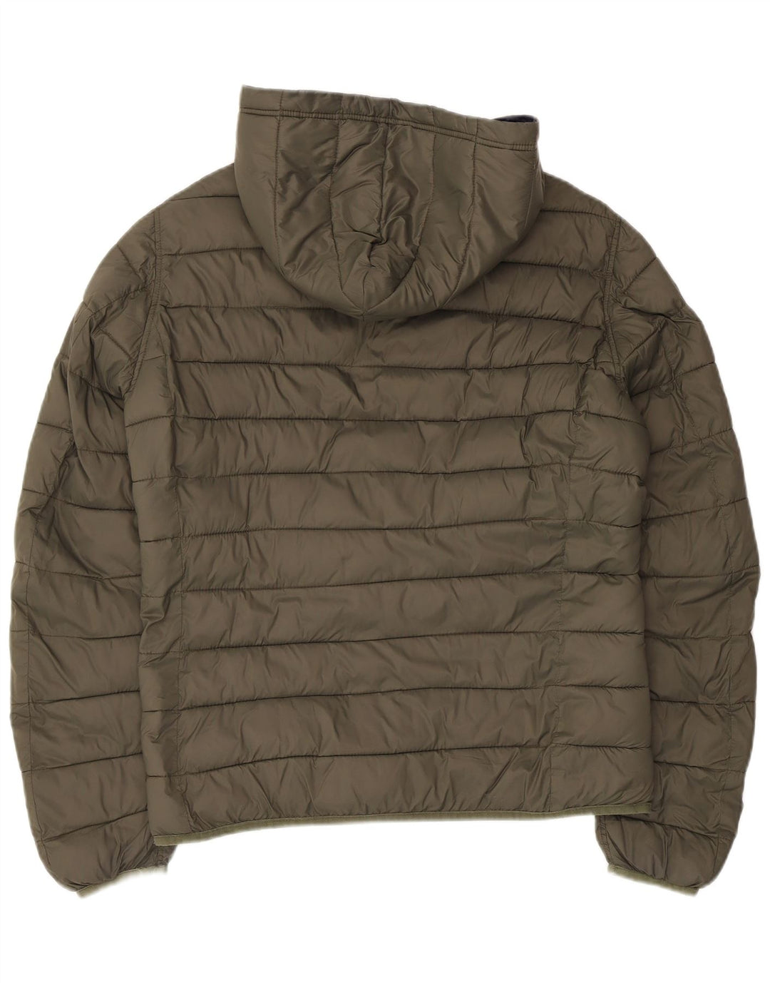 U.S. Polo Assn. Muška reverzibilna podstavljena jakna s kapuljačom UK 38 srednje boje kaki