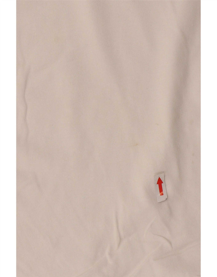 Levi's ženska majica kratkih rukava UK 12 Srednje bijeli pamuk