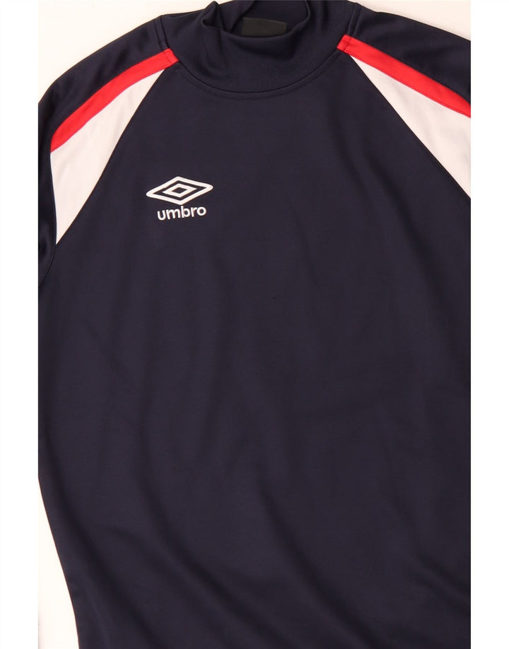 Umbro muški džemper XS tamnoplavi poliester u boji