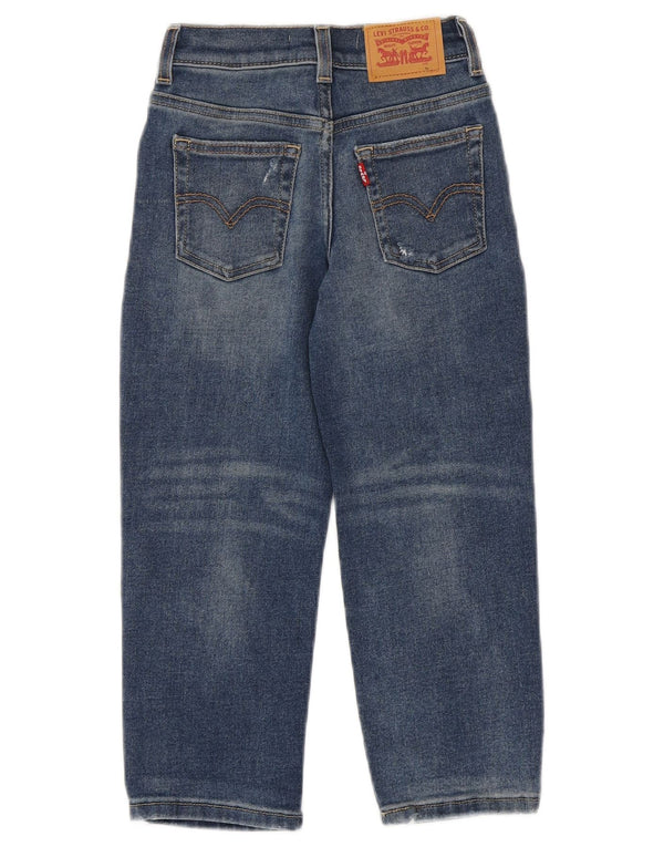 Levi's sužene traperice širokog kroja za djevojčice 5-6 godina W22 L19 plavi pamuk