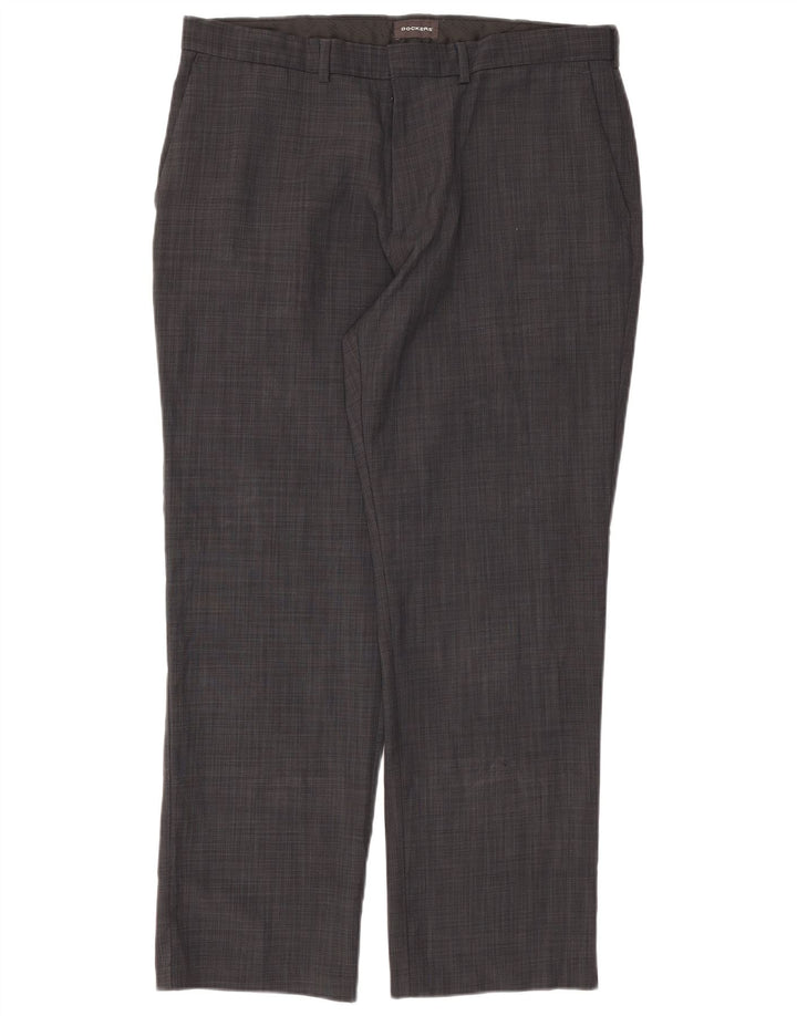 Dockers muške ravne chino hlače W36 L29 sive