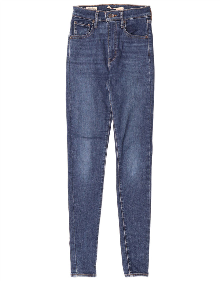 LEVI'S Womens Skinny Jeans W25 L30  Blue Cotton