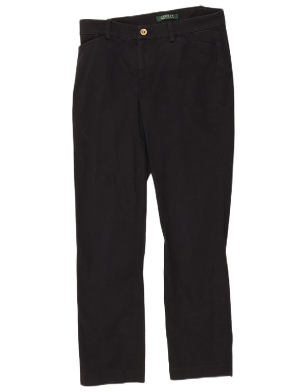 Ralph Lauren ženske ravne ležerne hlače US 4 male W27 L28 crne