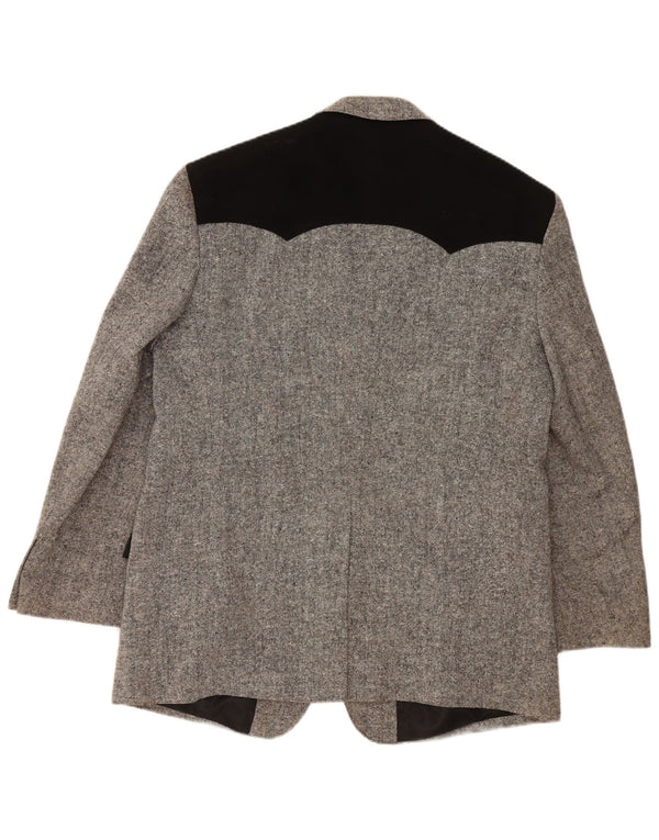 STOCKERPOINT muška jakna sa 2 gumba UK 44 2XL siva vuna