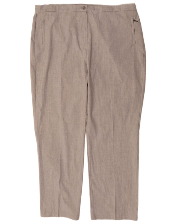Marks & Spencer ženske ravne ležerne hlače UK 18 XL W36 L29 sive