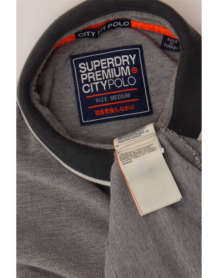 Superdry muška polo majica srednje sivi pamuk