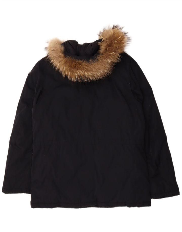 BLAUER muška parka jakna s kapuljačom UK 42 XL tamnoplava