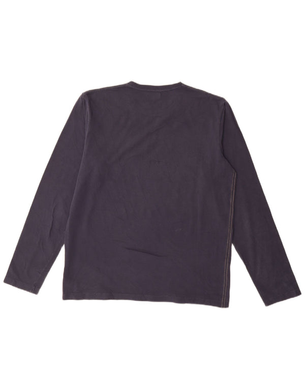 Gaudi muška grafička majica dugih rukava 2XL tamnoplavi pamuk