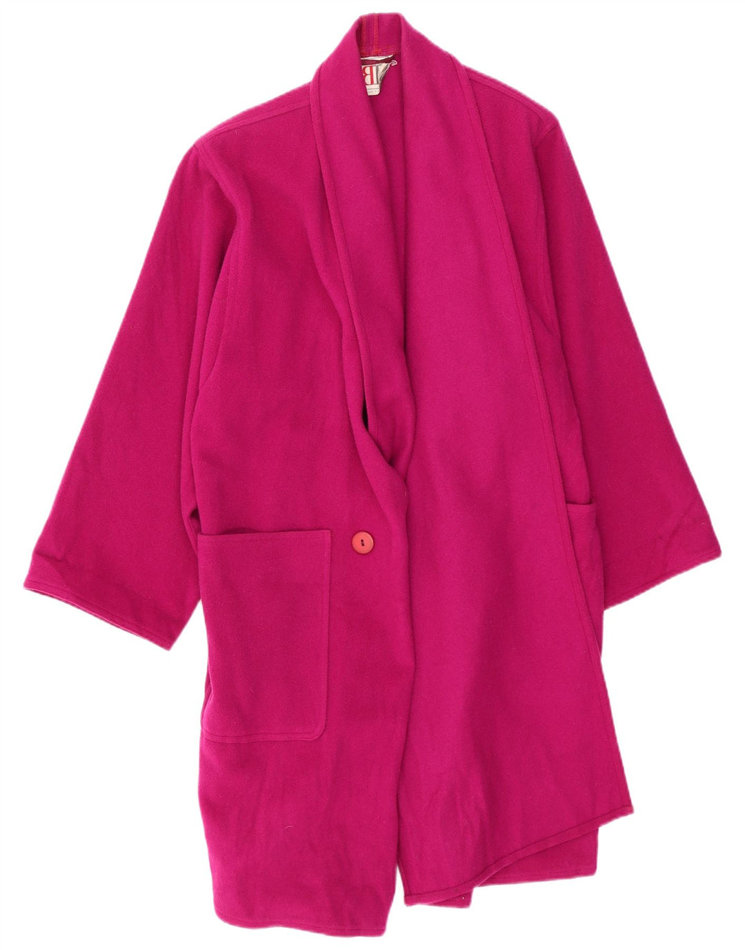 BELFE ženski kaput UK 12 srednje ružičaste vune