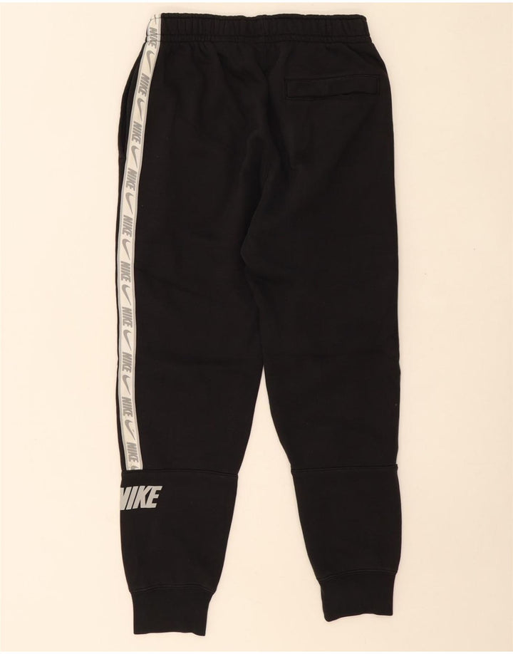 NIKE Muška trenirka standardnog kroja Graphic Hlače Joggers XS crni pamuk