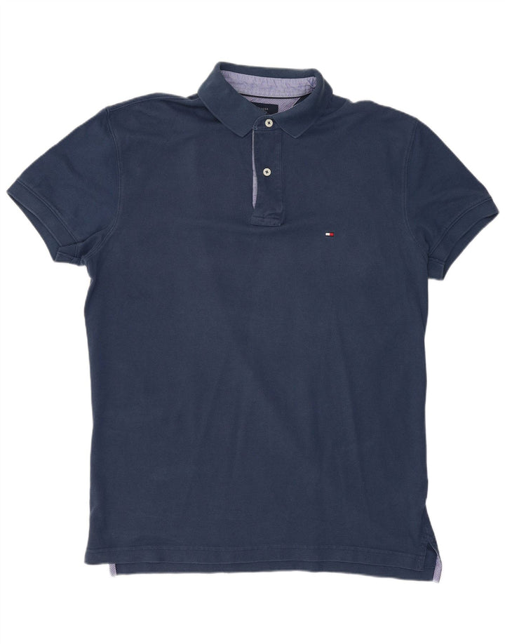 TOMMY HILFIGER Muška polo majica Srednje tamnoplavi pamuk