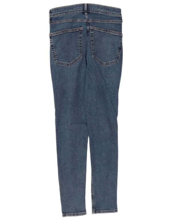 Topshop Womens Jamie Skinny Jeans W28 L26 Blue Cotton