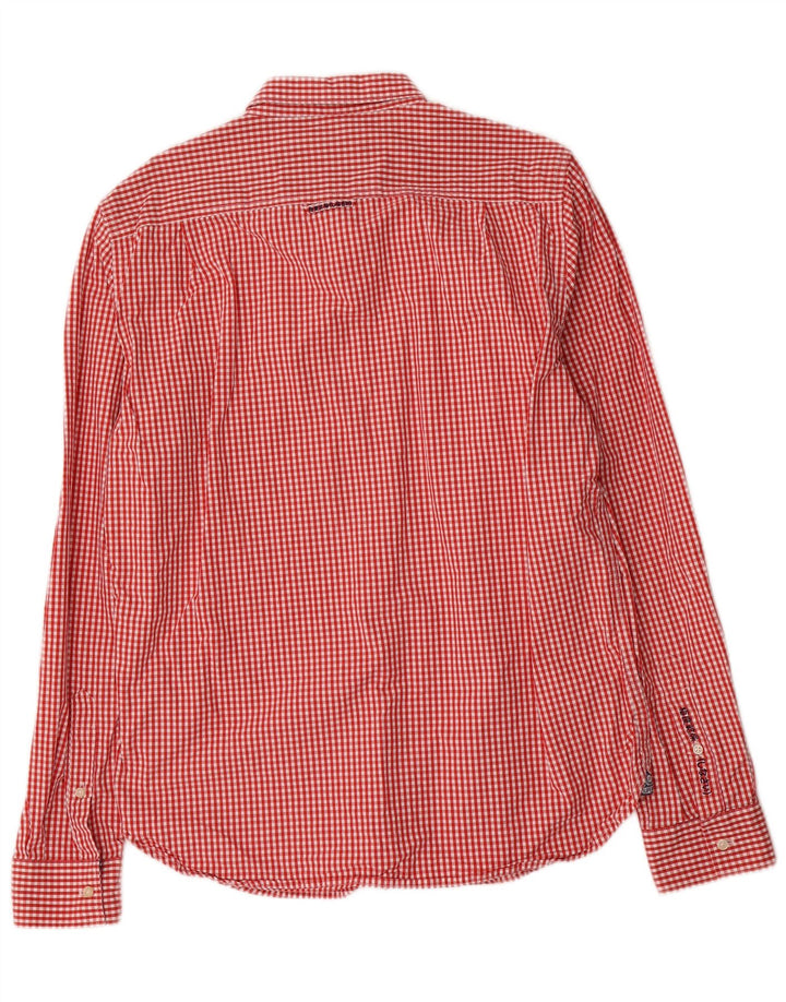 Superdry muška košulja XL Red Gingham pamuk