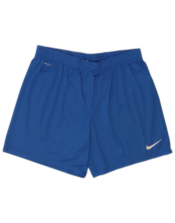 Velike plave sportske sportske hlače od poliestera Nike Graphic Regular Fit