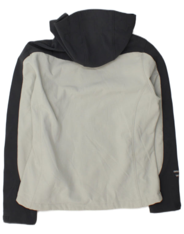 Brugi ženska vjetrovka s kapuljačom UK 10 Small Gray Colourblock