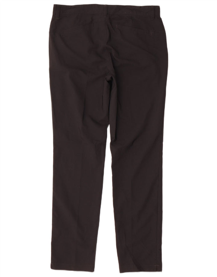 Adidas muške uske chino hlače W32 L32 crni poliester