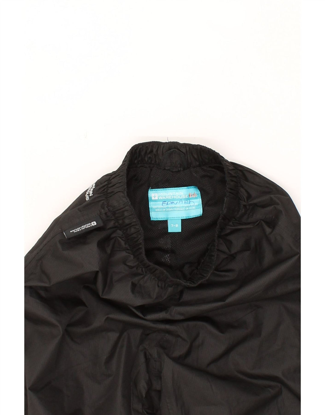 MOUNTAIN WAREHOUSE Boys Tracksuit Trousers 7-8 Years  Black Polyester Vintage Mountain Warehouse and Second-Hand Mountain Warehouse from Messina Hembry 