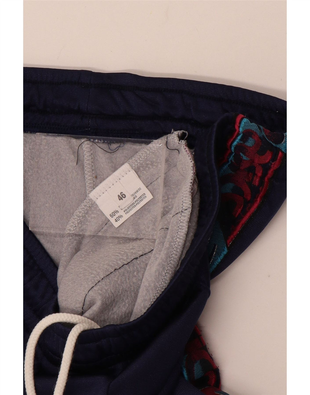 ASICS Ženske Graphic Trenirke Hlače IT 46 Large Navy Blue Poliamide