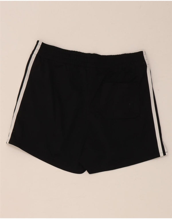 Adidas Womens Sport Shorts UK 10 Small Black Polyester