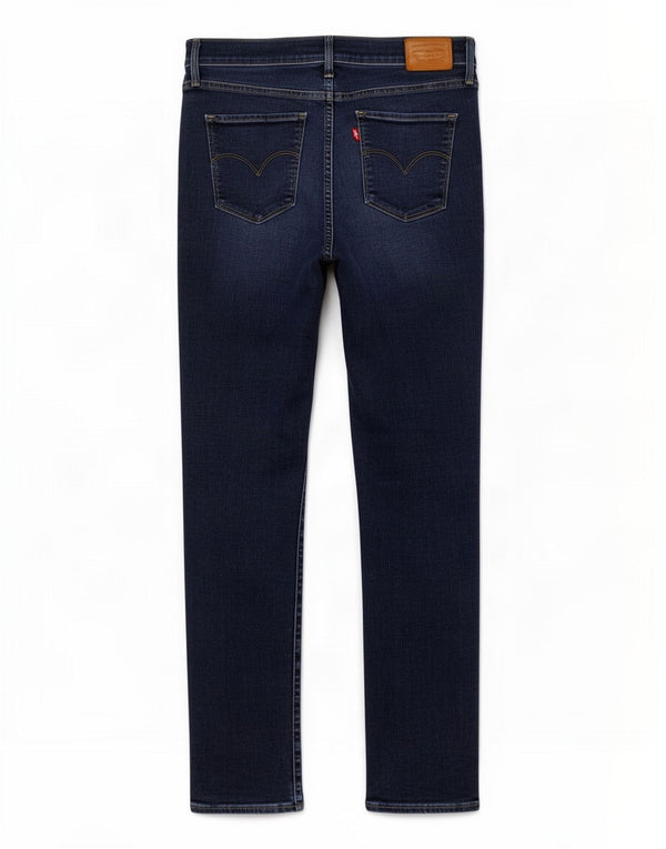 Levi's ženske uske traperice W29 L30 tamnoplavi pamuk