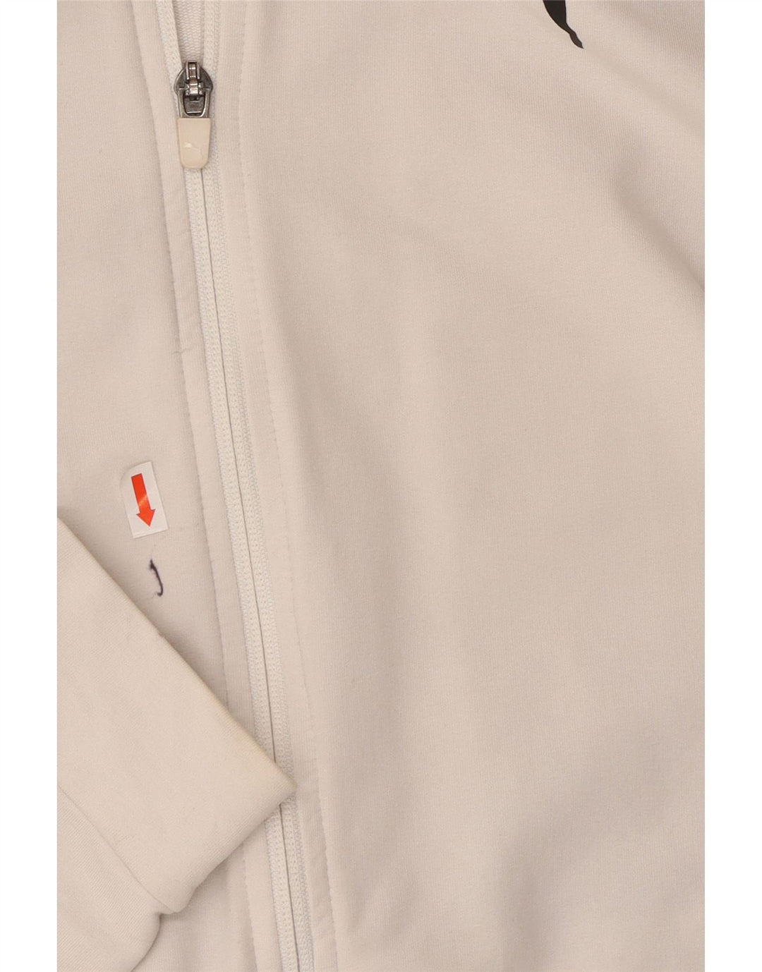 PUMA Ženska majica s kapuljačom s patentnim zatvaračem UK 10 Small White Colourblock