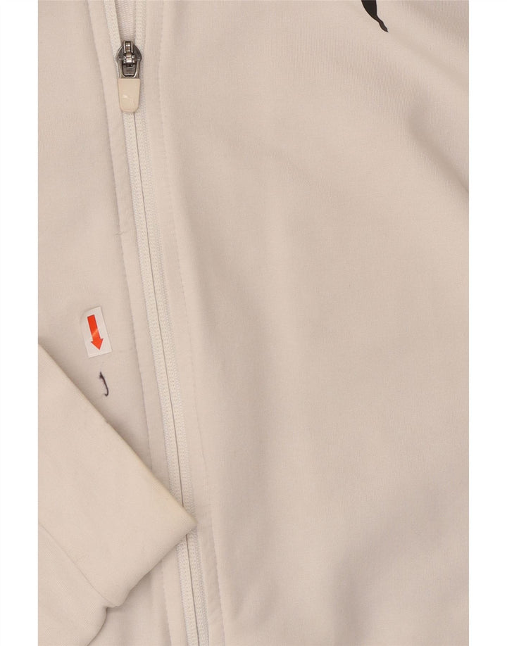 PUMA Ženska majica s kapuljačom s patentnim zatvaračem UK 10 Small White Colourblock