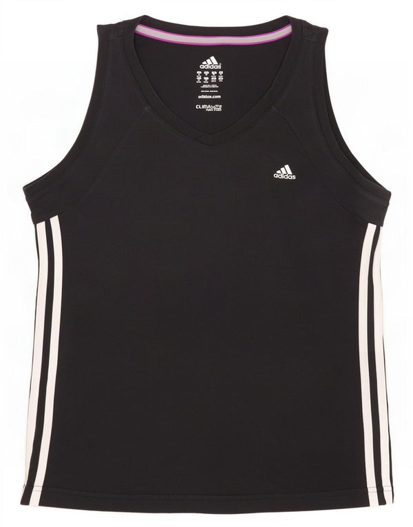 Adidas ženski Climalite prsluk UK 12/14 srednje crni pamuk
