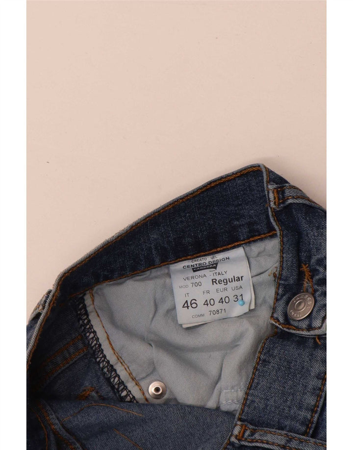 Carrera Mens 700 Regular Slim Jeans W31 L34 Plavi pamuk