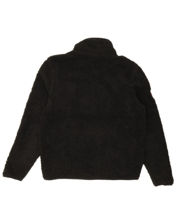 Superdry muška flis jakna UK 36 mali crni poliester