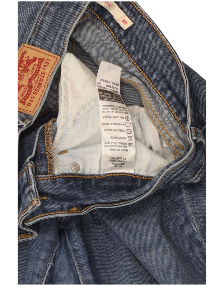 Levi's ženske 715 Bootcut traperice W30 L30 plavi pamuk