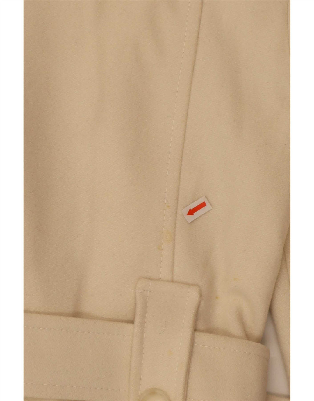 Benetton ženski kaput s dvorednim kopčanjem IT 40 Small Beige Wool