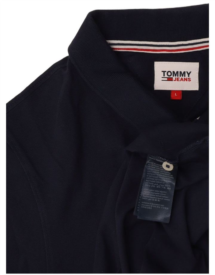 TOMMY HILFIGER Muška polo majica Velika tamnoplava pamuk