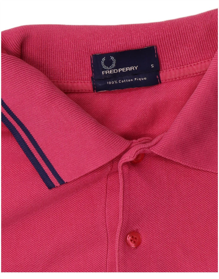 FRED PERRY Muška polo majica Mala ružičasta pamučna