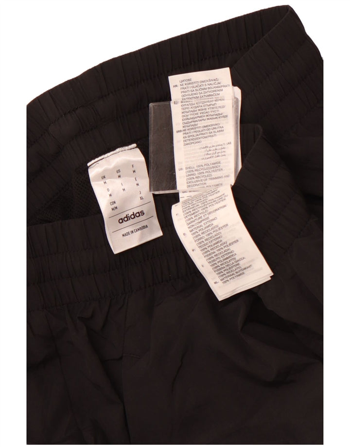 ADIDAS Ženske Cargo Trenirke Hlače Joggers UK 14 srednje crne