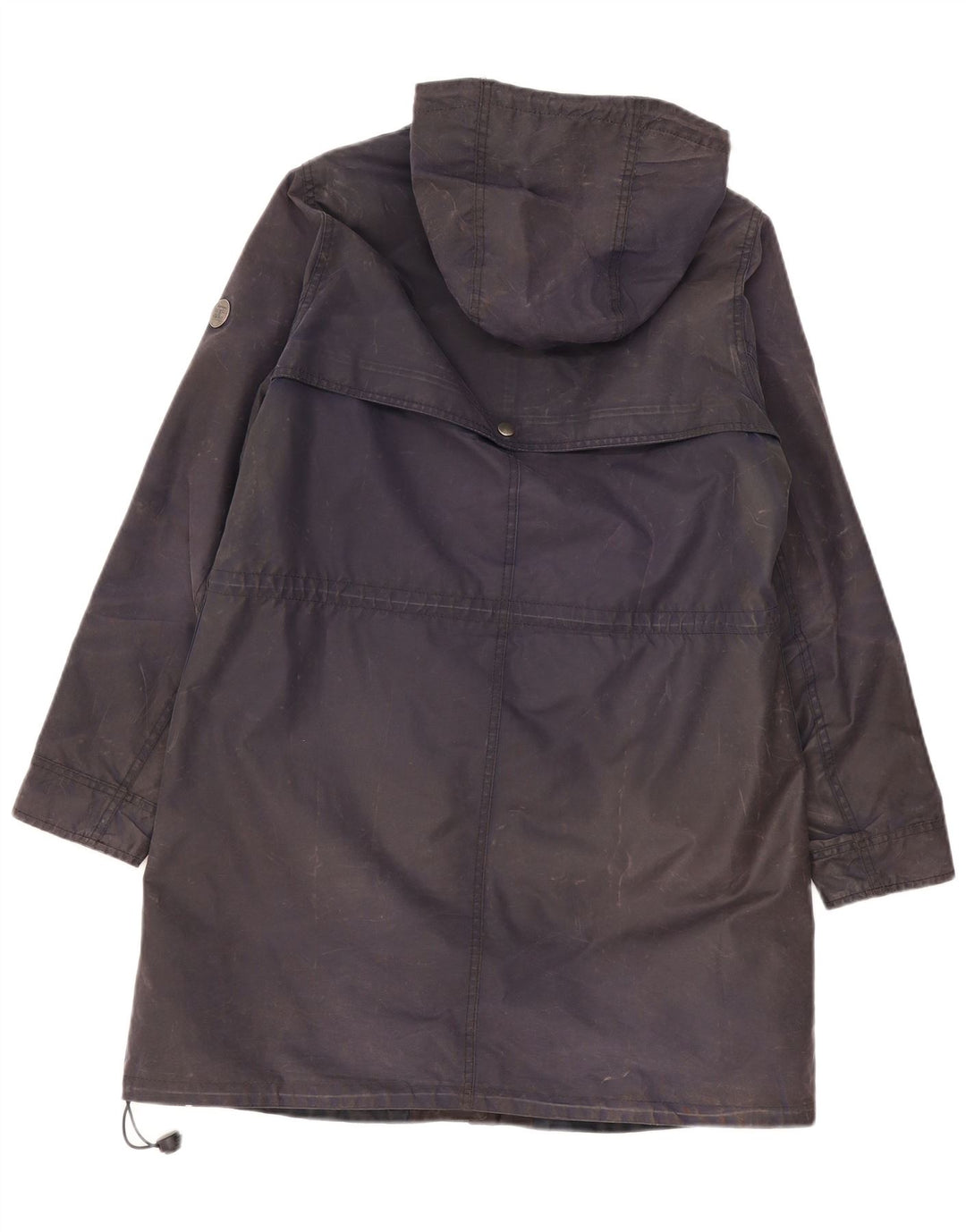 Barbour ženska jakna parka s kapuljačom i voskom UK 12 srednje tamnoplava