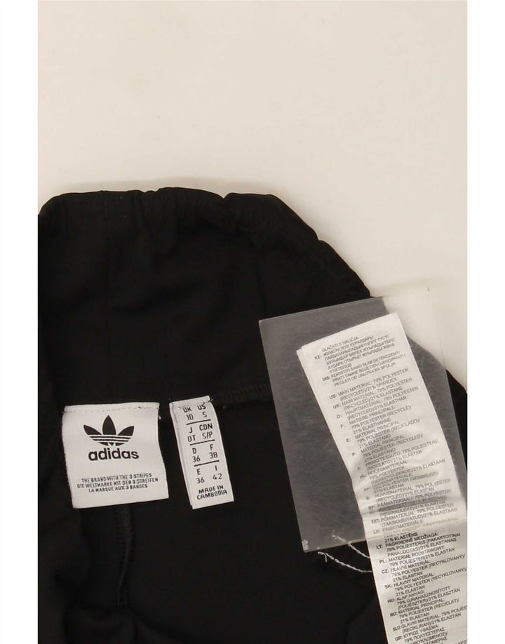 Adidas ženske sportske kratke hlače UK 10 male crne poliesterske