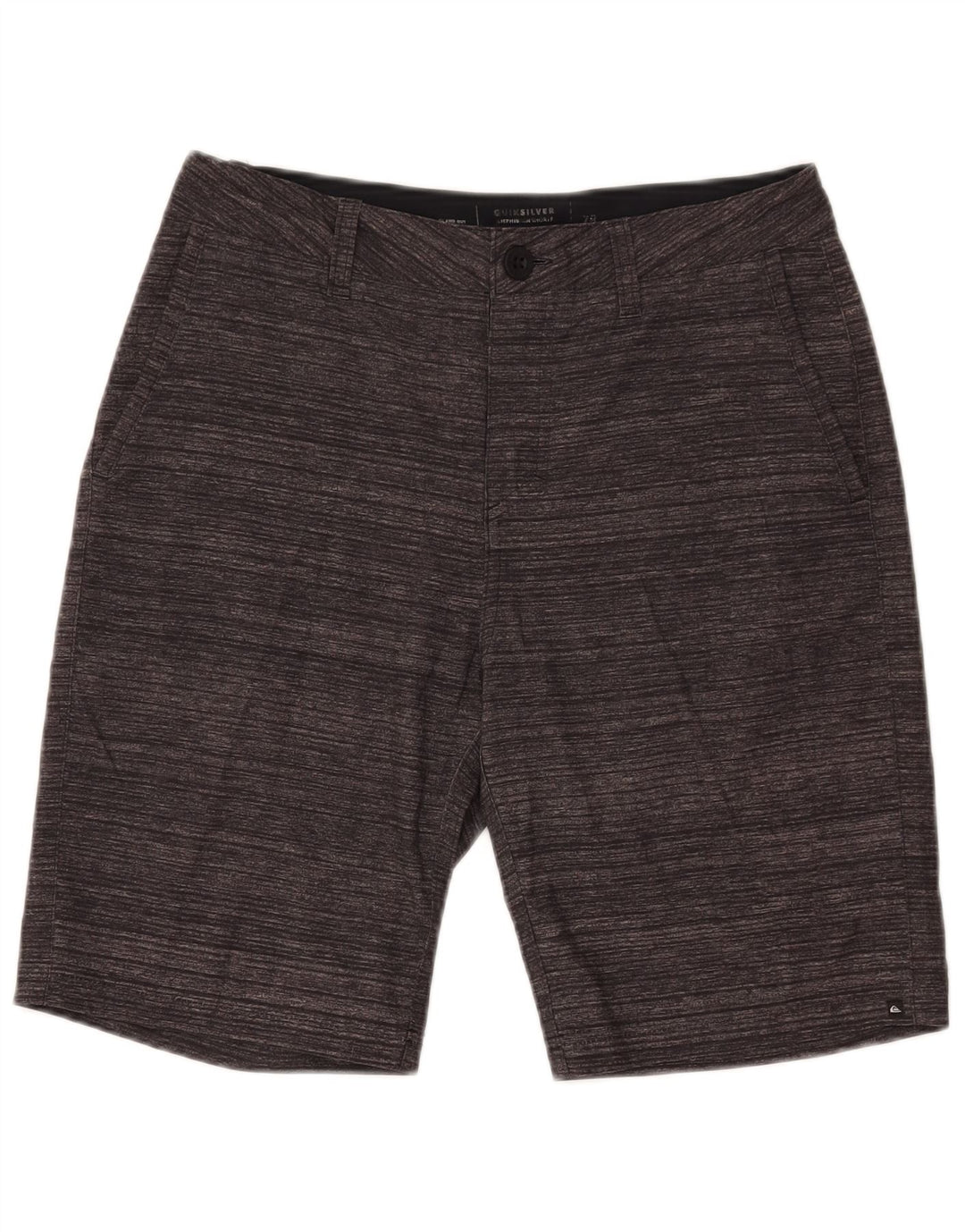 Quiksilver muške chino kratke hlače W28 mali sivi prugasti poliester
