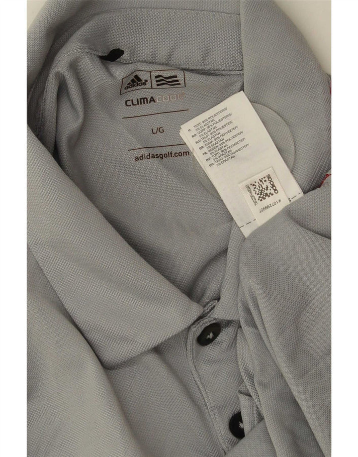 Adidas muška Climacool polo majica velika siva boja od poliestera