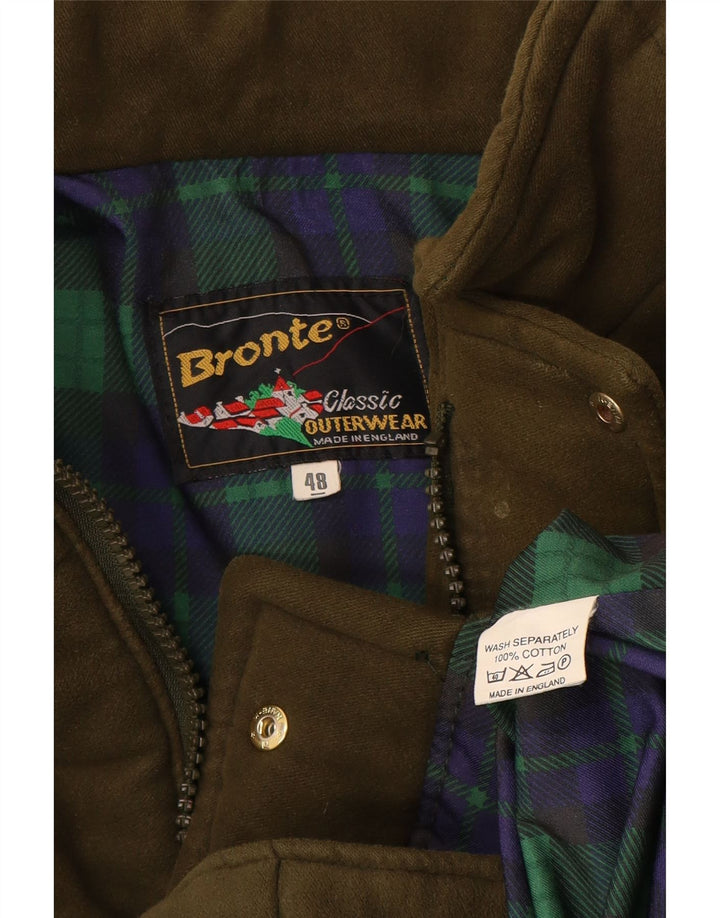 BRONTE muška podstavljena jakna UK 48 4XL kaki pamuk