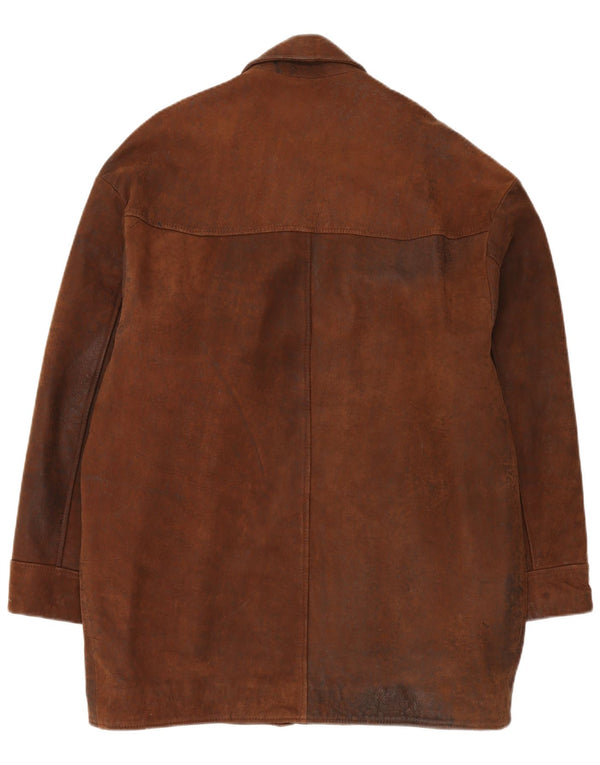 Vintage muški kožni kaput UK 40 Large Brown