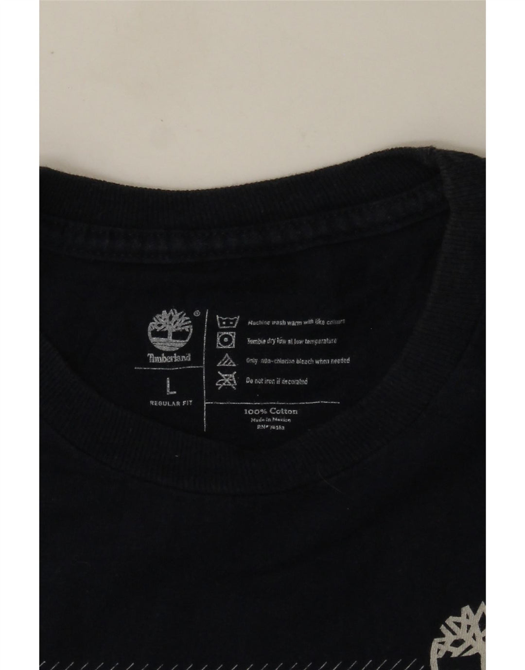 Timberland muška majica kratkih rukava Regular kroja, veliki tamnoplavi pamuk