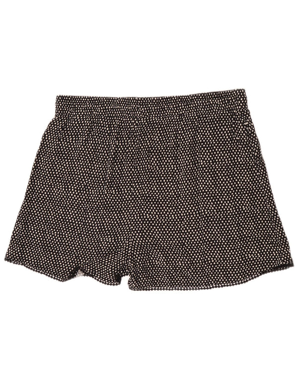 Marks & Spencer ženske chino kratke hlače UK 14 velike W34 crne na točkice