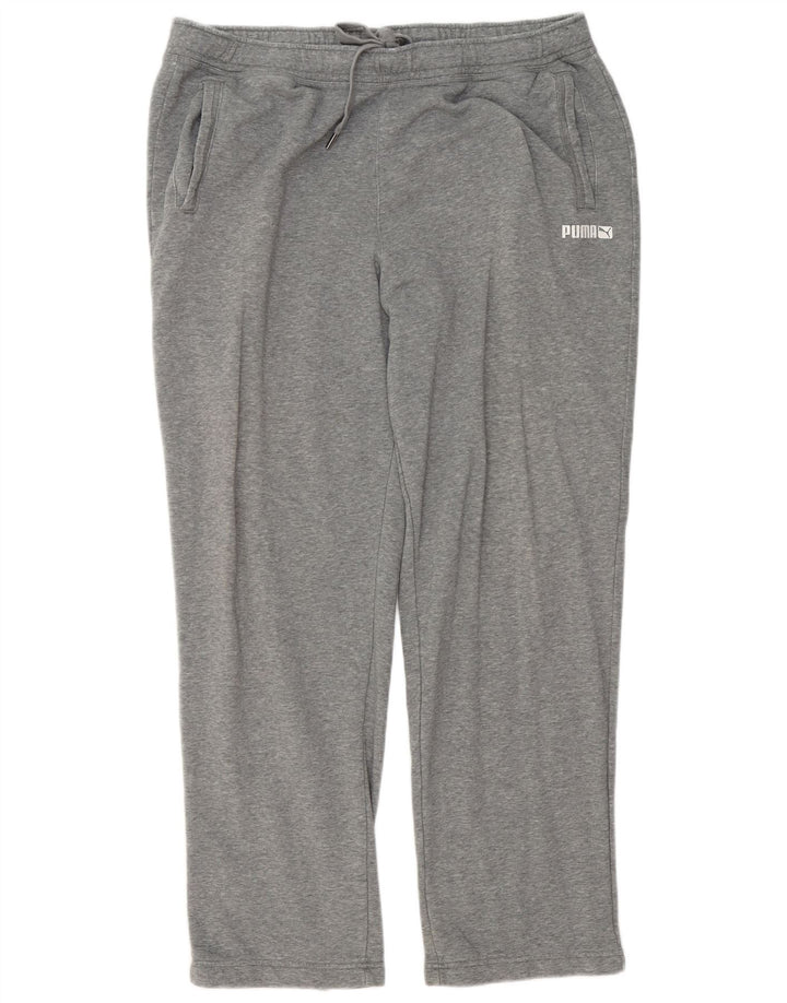 Puma muške hlače za trenirku 2XL sivi flekasti pamuk