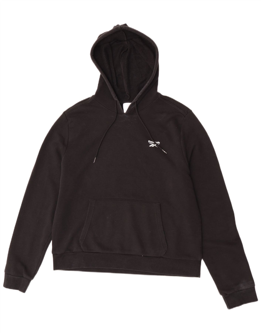 Reebok muška majica s kapuljačom, veliki crni pamuk