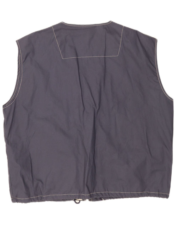 America Mens Utility Gilet IT 52 XL tamnoplavi pamuk