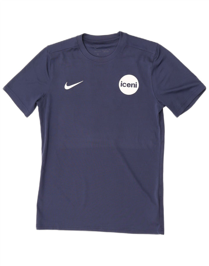 Nike Dri Fit Graphic T-Shirt majica srednji tamnoplavi poliester